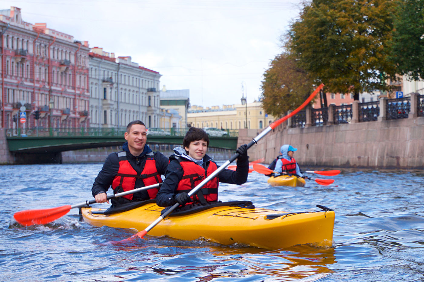 Кайяки в СПБ на Неве