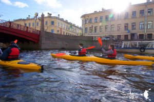 Каякинг по рекам и каналам в Санкт-Петербург