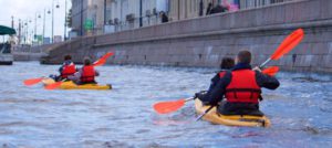 питер каяк прогулки по Питеру