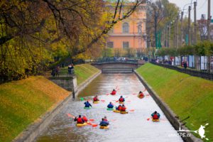 Rivers and canals kayaking in Saint Petersburg