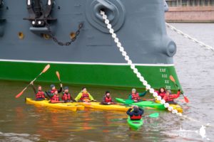 kayaking tours around the rivers and canals of Saint Petersburg